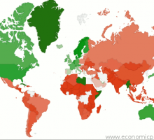 National Income per capita per country
